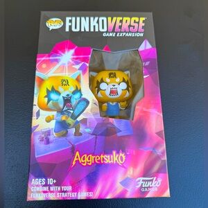Funkoverse game expansion Aggretsuko